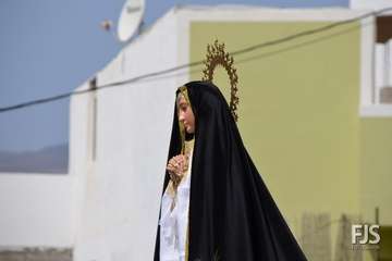 Misa y procesión de la Virgen de la Paloma en La Viña (Foto Francisco Javier Santana)